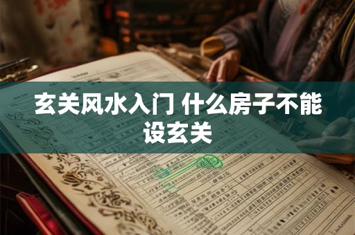 玄关风水入门 什么房子不能设玄关