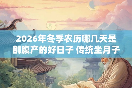 2026年冬季农历哪几天是剖腹产的好日子 传统坐月子是多少天