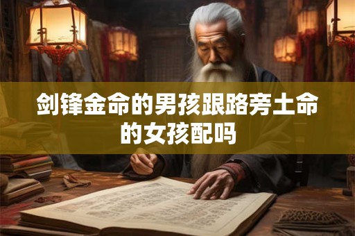 剑锋金命的男孩跟路旁土命的女孩配吗 剑锋金命的男孩跟路旁土命的女孩配吗
