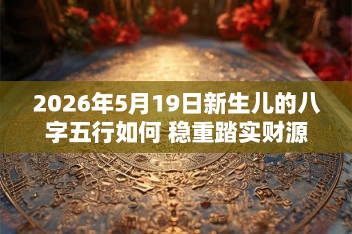 2026年5月19日新生儿的八字五行如何 稳重踏实财源滚滚 2026年5月19日新生儿的八字五行如何 稳重踏实财源滚滚