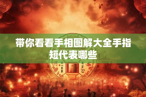 带你看看手相图解大全手指短代表哪些