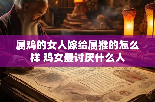 属鸡的女人嫁给属猴的怎么样 鸡女最讨厌什么人