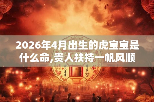2026年4月出生的虎宝宝是什么命,贵人扶持一帆风顺
