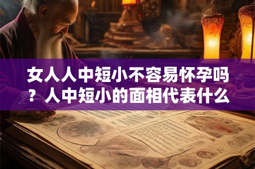 女人人中短小不容易怀孕吗？人中短小的面相代表什么？