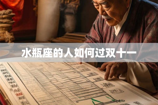 水瓶座的人如何过双十一