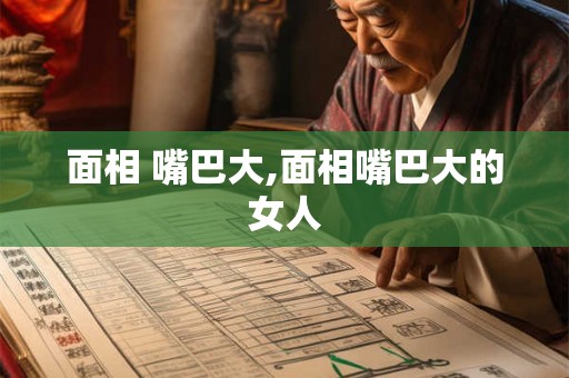 面相 嘴巴大,面相嘴巴大的女人