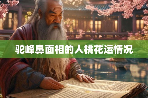 驼峰鼻面相的人桃花运情况