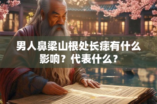 男人鼻梁山根处长痣有什么影响？代表什么？