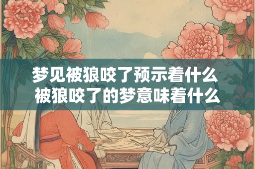 梦见被狼咬了预示着什么 被狼咬了的梦意味着什么