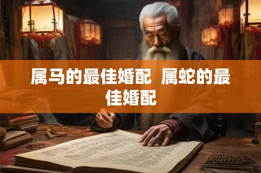 属马的最佳婚配  属蛇的最佳婚配