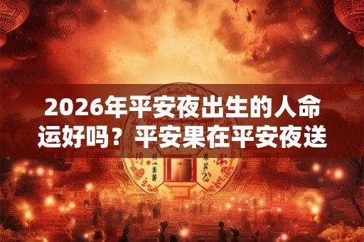 2026年平安夜出生的人命运好吗？平安果在平安夜送还是圣诞节送？