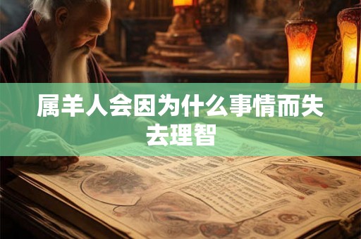 属羊人会因为什么事情而失去理智