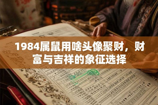 1984属鼠用啥头像聚财，财富与吉祥的象征选择