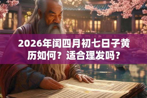 2026年闰四月初七日子黄历如何？适合理发吗？