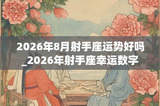 2026年8月射手座运势好吗_2026年射手座幸运数字