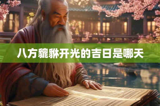 八方貔貅开光的吉日是哪天