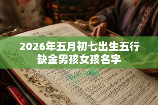 2026年五月初七出生五行缺金男孩女孩名字