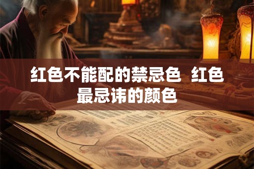 红色不能配的禁忌色 红色最忌讳的颜色 红色不能配的禁忌色 红色最忌讳的颜色