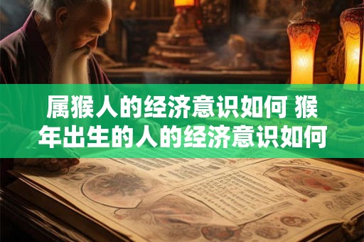 属猴人的经济意识如何 猴年出生的人的经济意识如何