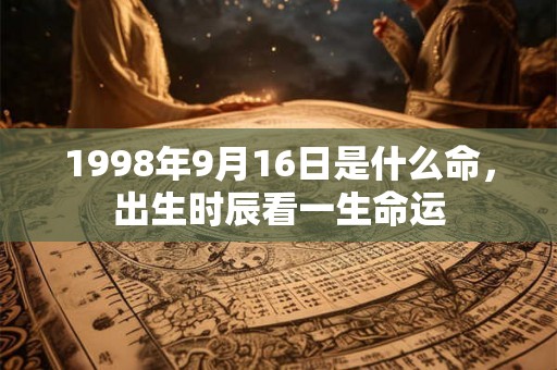 1998年9月16日是什么命,出生时辰看一生命运 1998年9月16日是什么命,出生时辰看一生命运