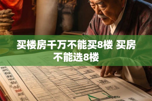 买楼房千万不能买8楼 买房不能选8楼