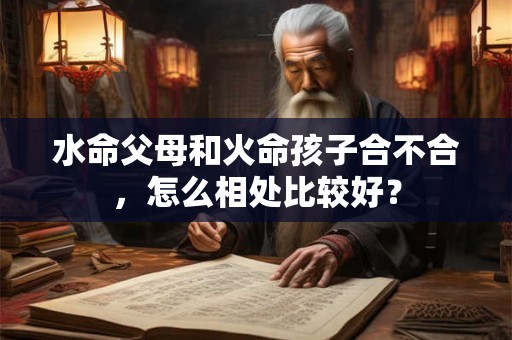 水命父母和火命孩子合不合，怎么相处比较好？