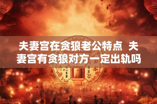 夫妻宫在贪狼老公特点  夫妻宫有贪狼对方一定出轨吗