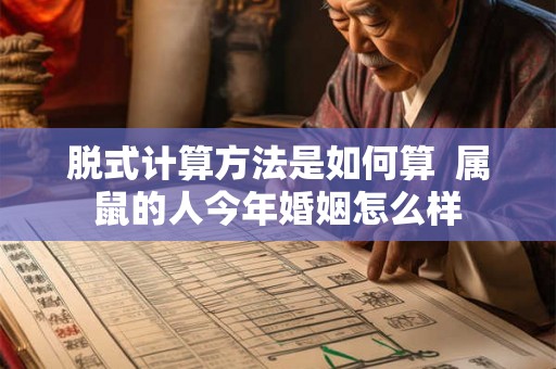 脱式计算方法是如何算  属鼠的人今年婚姻怎么样