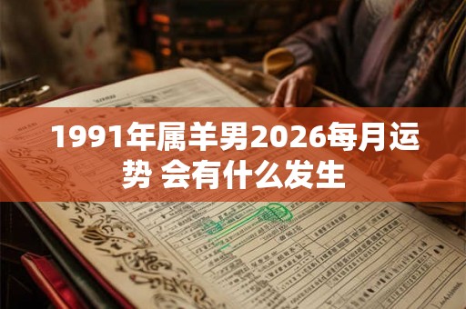 1991年属羊男2026每月运势 会有什么发生