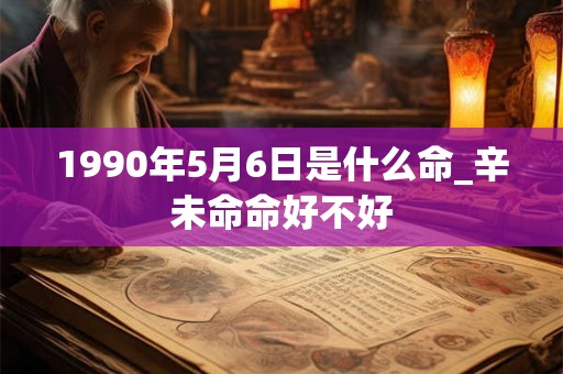 1990年5月6日是什么命_辛未命命好不好