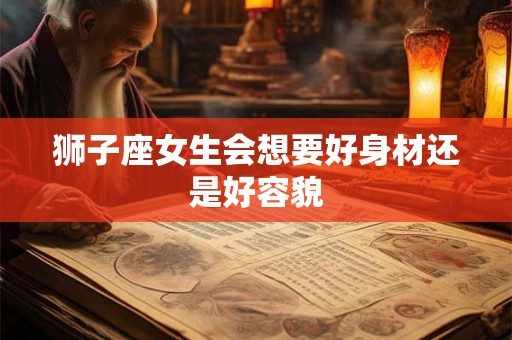 狮子座女生会想要好身材还是好容貌