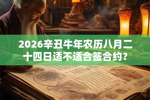 2026辛丑牛年农历八月二十四日适不适合签合约？