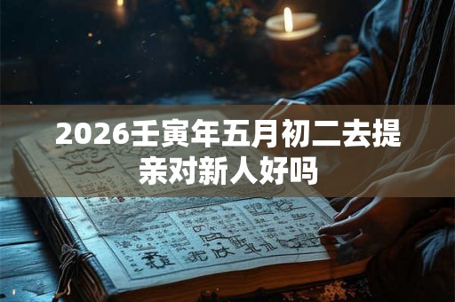 2026壬寅年五月初二去提亲对新人好吗