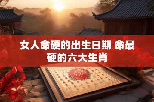 女人命硬的出生日期 命最硬的六大生肖