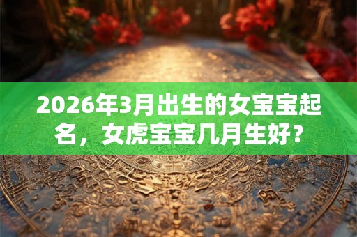 2026年3月出生的女宝宝起名，女虎宝宝几月生好？