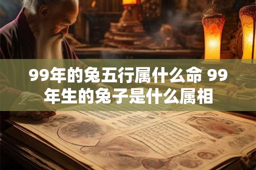 99年的兔五行属什么命 99年生的兔子是什么属相 99年的兔五行属什么命 99年生的兔子是什么属相