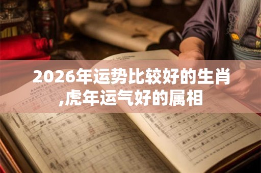 2026年运势比较好的生肖,虎年运气好的属相