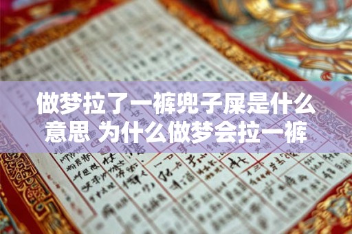 做梦拉了一裤兜子屎是什么意思 为什么做梦会拉一裤兜子屎 做梦拉了一裤兜子屎是什么意思 为什么做梦会拉一裤兜子屎