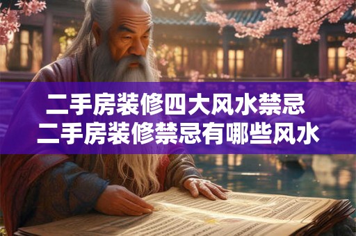 二手房装修四大风水禁忌 二手房装修禁忌有哪些风水需要注意