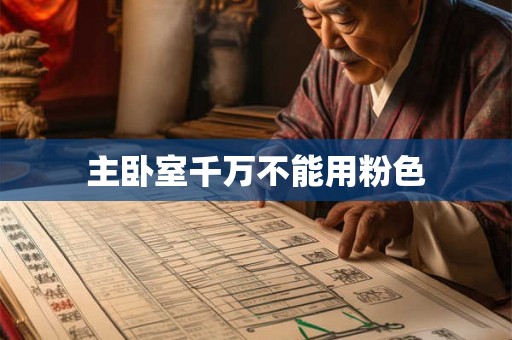 主卧室千万不能用粉色