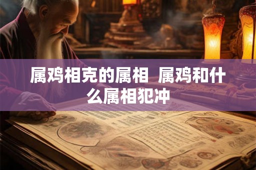 属鸡相克的属相  属鸡和什么属相犯冲
