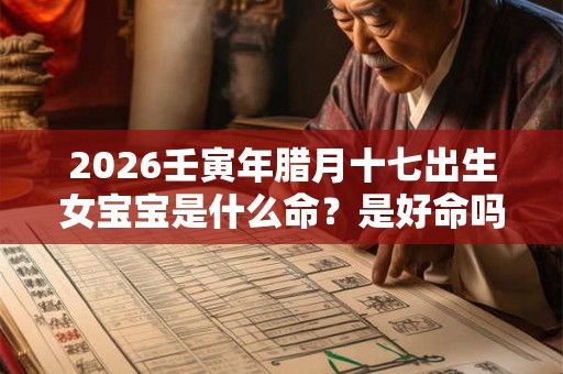 2026壬寅年腊月十七出生女宝宝是什么命？是好命吗