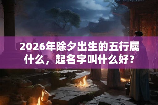 2026年除夕出生的五行属什么，起名字叫什么好？