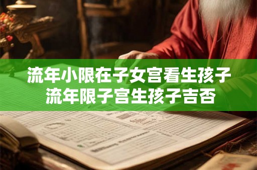 流年小限在子女宫看生孩子 流年限子宫生孩子吉否