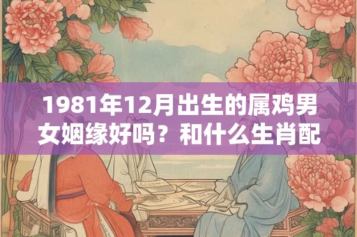 1981年12月出生的属鸡男女姻缘好吗？和什么生肖配？