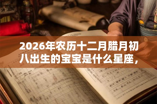 2026年农历十二月腊月初八出生的宝宝是什么星座,性格好吗? 2026年农历十二月腊月初八出生的宝宝是什么星座,性格好吗?