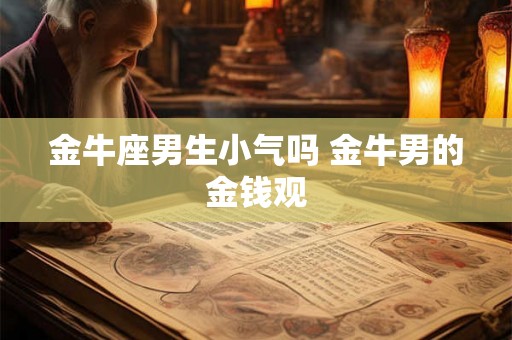 金牛座男生小气吗 金牛男的金钱观 金牛座男生小气吗 金牛男的金钱观