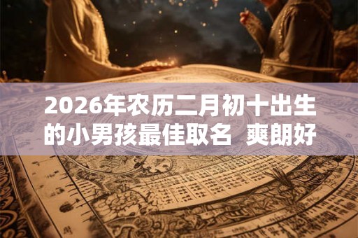 2026年农历二月初十出生的小男孩最佳取名 爽朗好听的名字 2026年农历二月初十出生的小男孩最佳取名 爽朗好听的名字