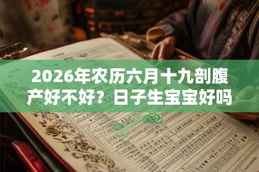 2026年农历六月十九剖腹产好不好？日子生宝宝好吗？