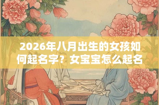 2026年八月出生的女孩如何起名字？女宝宝怎么起名好听？